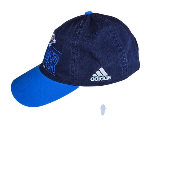 Adidas OKC Oklahoma City Thunder NBA Basketball Cap Adjustable Pristine - Picture 2 of 7
